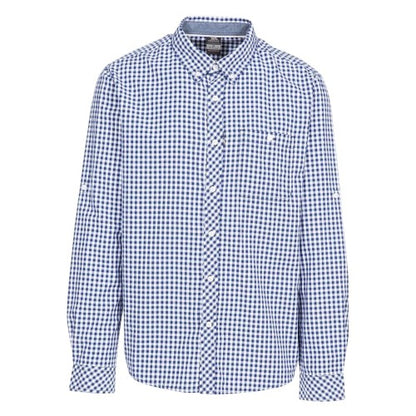 Front - Trespass Mens Checkerboard Button-Down Shirt
