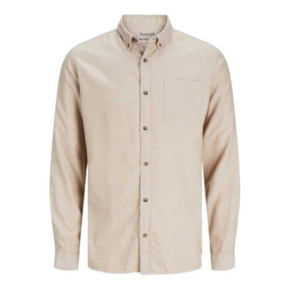 Front - Jack And Jones Mens Regular Button-Down Shirt