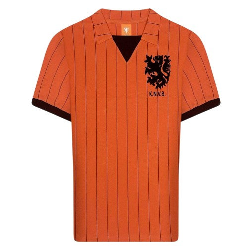 Front - Score Draw Mens Retro Netherlands FC Football Shirt