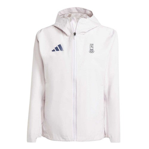 Front - Adidas Unisex Adult Poland Hooded Jacket
