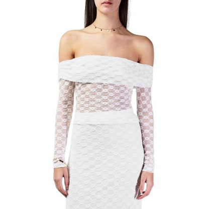 Front - Bardot Womens/Ladies Lace Bardot Top