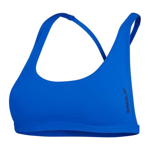 Front - Speedo Womens/Ladies Scoop Neck Bikini Top