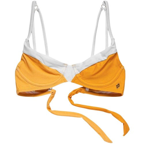 Front - Panos Emporio Womens/Ladies Medusa Two Tone Bikini Top