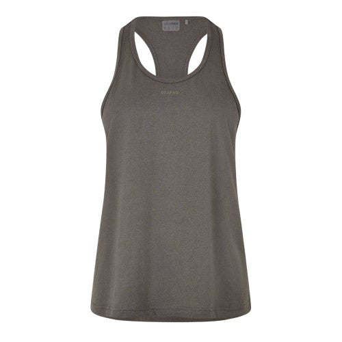 Front - USA Womens/Ladies Racerback Tank Top