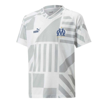 Front - Puma Childrens/Kids Olympique De Marseille Short-Sleeved Training Jersey