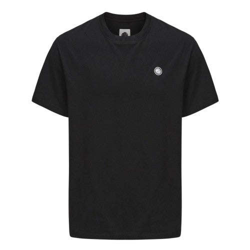 Front - Pretty Green Mens Chest Logo Crew Neck T-Shirt
