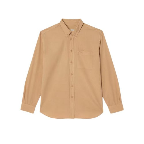 Front - Lacoste Mens Regular Long-Sleeved Button-Down Shirt