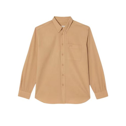 Front - Lacoste Mens Regular Long-Sleeved Button-Down Shirt