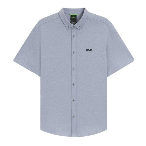 Front - Boss Mens B Motion Button-Down Shirt
