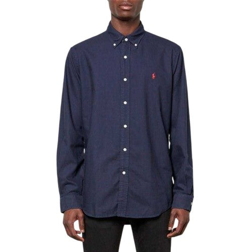 Front - Ralph Lauren Mens Oxford Long-Sleeved Button-Down Shirt