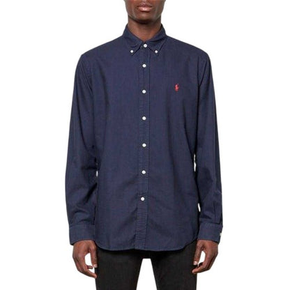 Front - Ralph Lauren Mens Oxford Long-Sleeved Button-Down Shirt