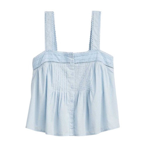 Front - Levis Womens/Ladies Square Neck Camisole