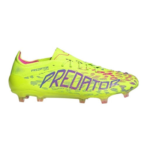 Front - Adidas Mens Predator Elite Firm Ground Football Boots