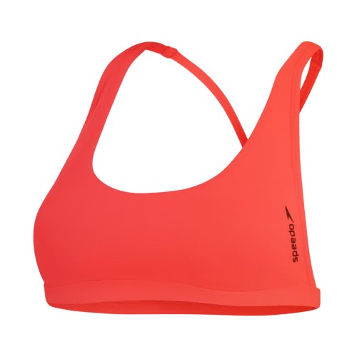 Front - Speedo Womens/Ladies Scoop Neck Bikini Top