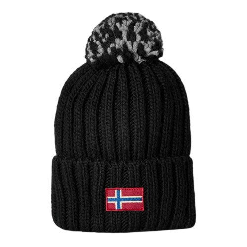 Front - Napapijri Womens/Ladies Semiury Flag Bobble Hat
