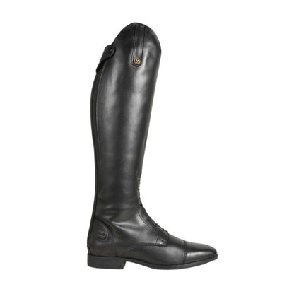 Front - Brogini Womens/Ladies Albareto Leather Low Heel Long Riding Boots