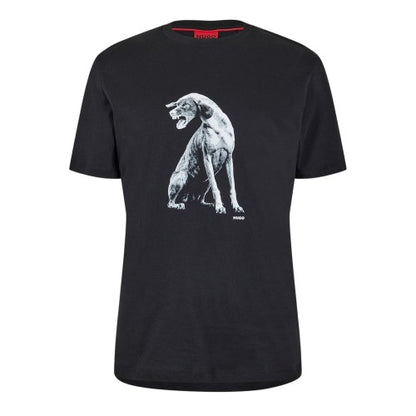 Front - Hugo Mens Didug Crew Neck T-Shirt