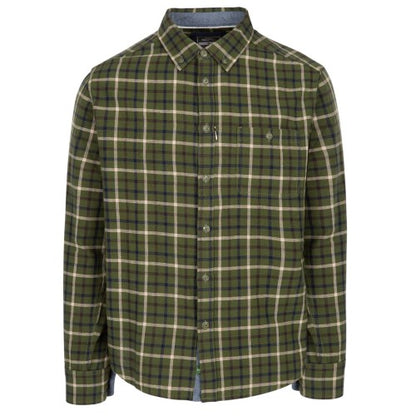 Front - Trespass Mens Withnell Casual Button-Down Shirt