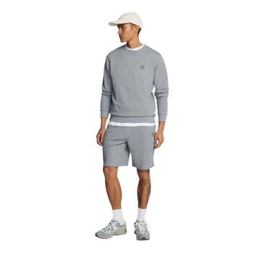 Front - Lyle & Scott Mens Fleece Plain Sweat Shorts