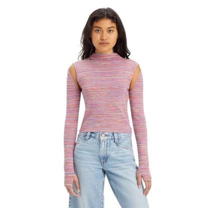Front - Levis Womens/Ladies Jupiter Cable Knit Jumper
