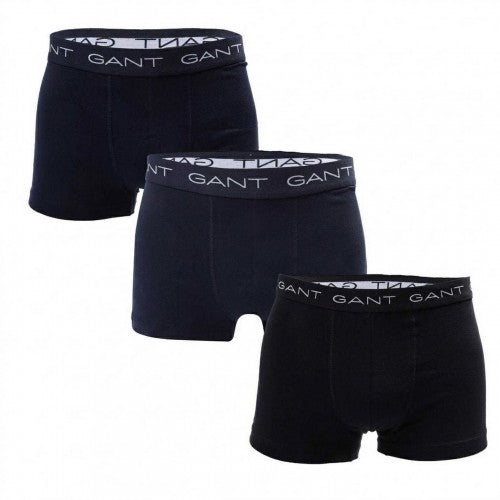 Front - Gant Mens Cotton Blend Boxer Shorts (Pack of 3)
