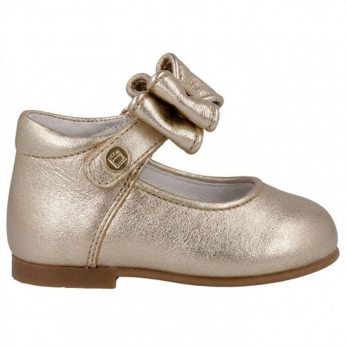Front - Andanines Childrens/Kids Bow Leather Pumps