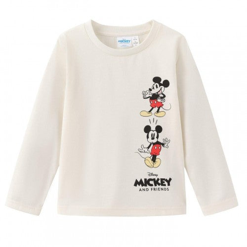 Front - Disney Childrens/Kids Mickey Mouse Long-Sleeved T-Shirt