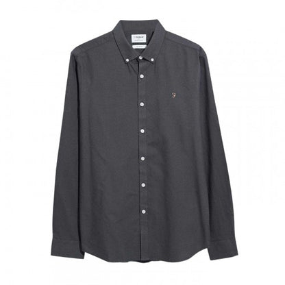 Front - Farah Mens Slim Long-Sleeved Button-Down Shirt