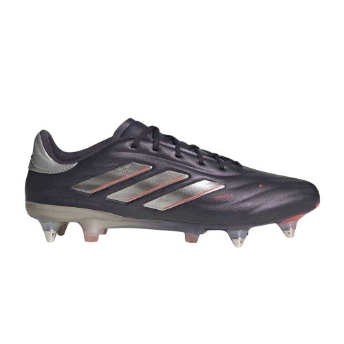 Front - Adidas Mens Elite Leather Soft Ground Football Boots