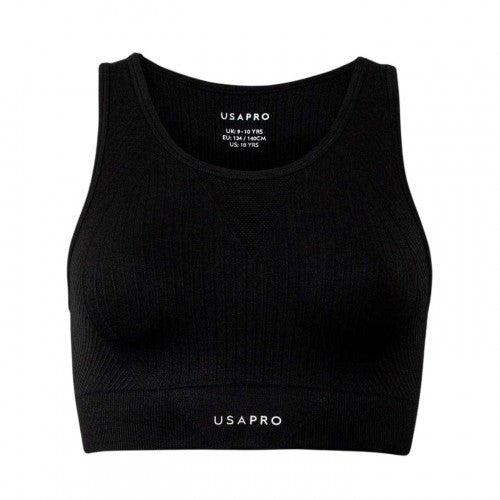 Front - USA Girls Pro Seamless Crop Top