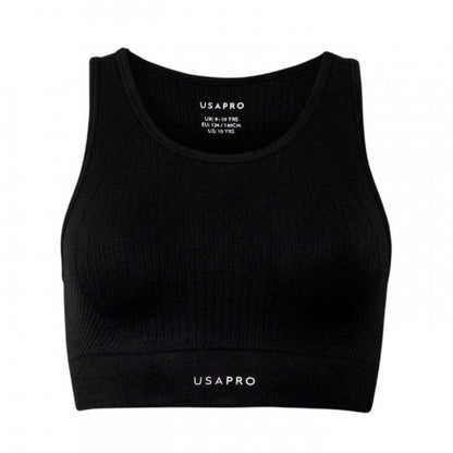 Front - USA Girls Pro Seamless Crop Top