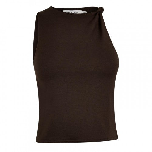 Front - Jack Wills Womens/Ladies Sleeveless Vest Top