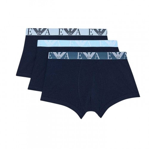 Front - Emporio Armani Mens Core Logo Underwear (Pack of 3)