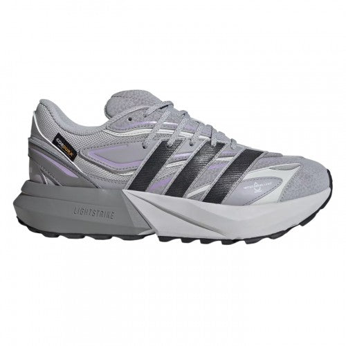 Front - Adidas Womens/Ladies Lightblaze Leather Lace Up Trainers