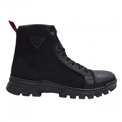 Front - Firetrap Mens Lucas Leather Combat Boots