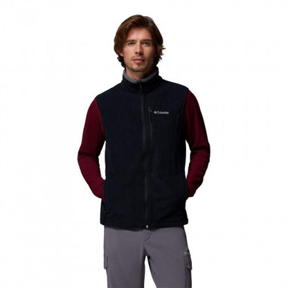 Front - Columbia Mens Fleece Lightweight Walking Gilet