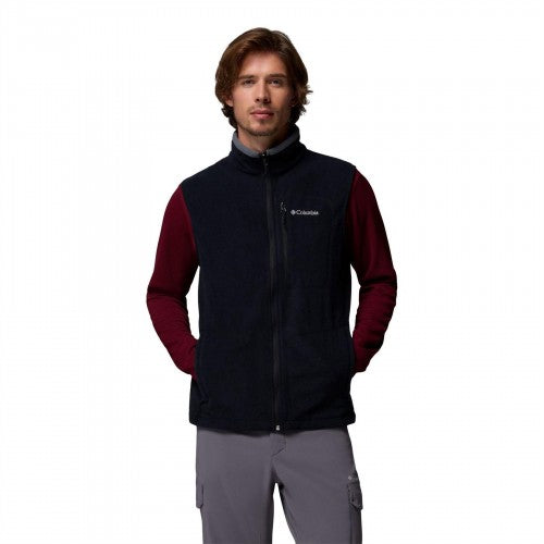 Front - Columbia Mens Fleece Lightweight Walking Gilet