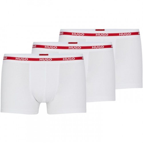 Front - Hugo Mens Organic Boxer Briefs (Pack of 3)
