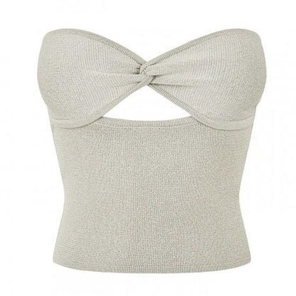 Front - Jack Wills Womens/Ladies Bandeau Slim Tank Top