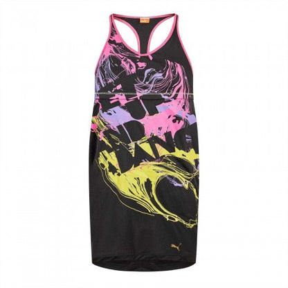 Front - Puma Womens/Ladies Racerback Relaxed Fit Tank Top