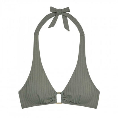 Front - Chelsea Peers Womens/Ladies Triangle Tie Back Bikini Top
