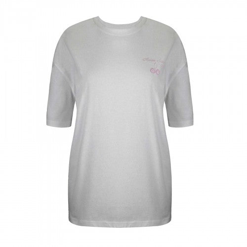 Front - USA Pro Womens/Ladies Graphic Print Cotton Oversized T-Shirt