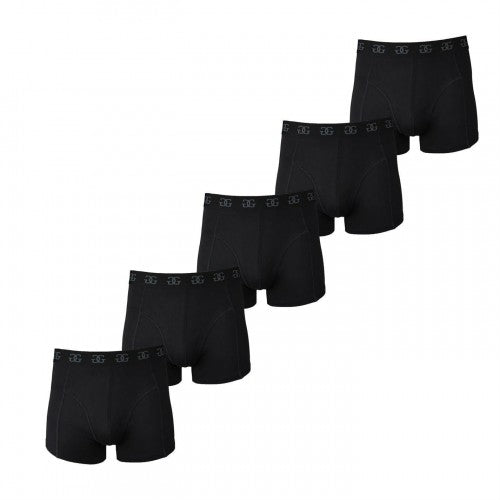 Front - Giorgio Mens Cotton Blend Boxer Shorts (Pack of 5)