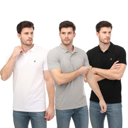 Front - Jack And Jones Mens Polo Shirt (Pack of 3)