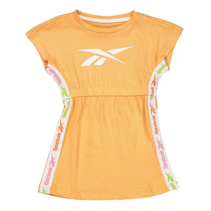 Front - Reebok Girls Dolman T-Shirt Dress
