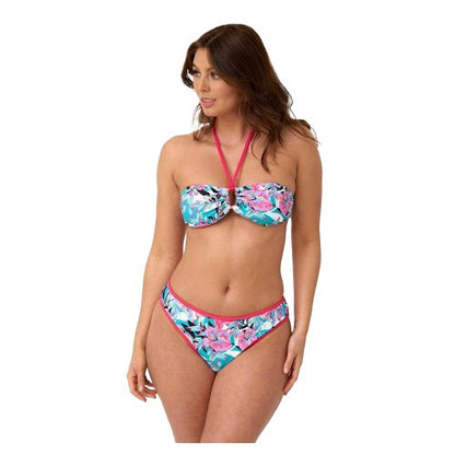 Front - Be You Womens/Ladies Floral Halter Neck Bikini Top