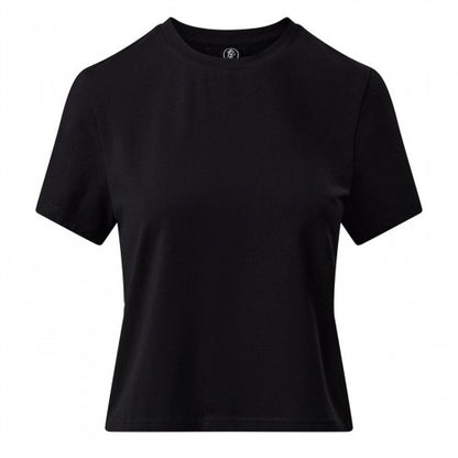 Front - Gym King Womens/Ladies Victory Capped Sleeved Crop T-Shirt