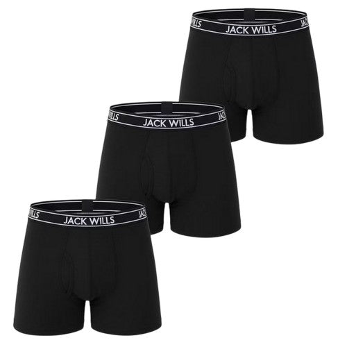 Front - Jack Wills Mens Boxer Shorts (Pack of 3)