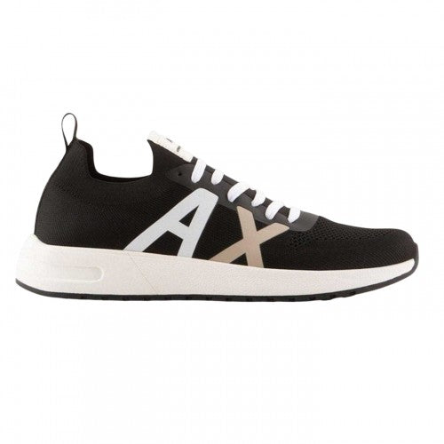 Front - Armani Exchange Mens Logo Trainers