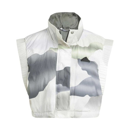 Front - Adidas Womens/Ladies Camo Padded Crop Top